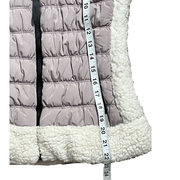 Calvin Klein Winter Quilted Vest with faux fur, Small - Picture 8 of 8